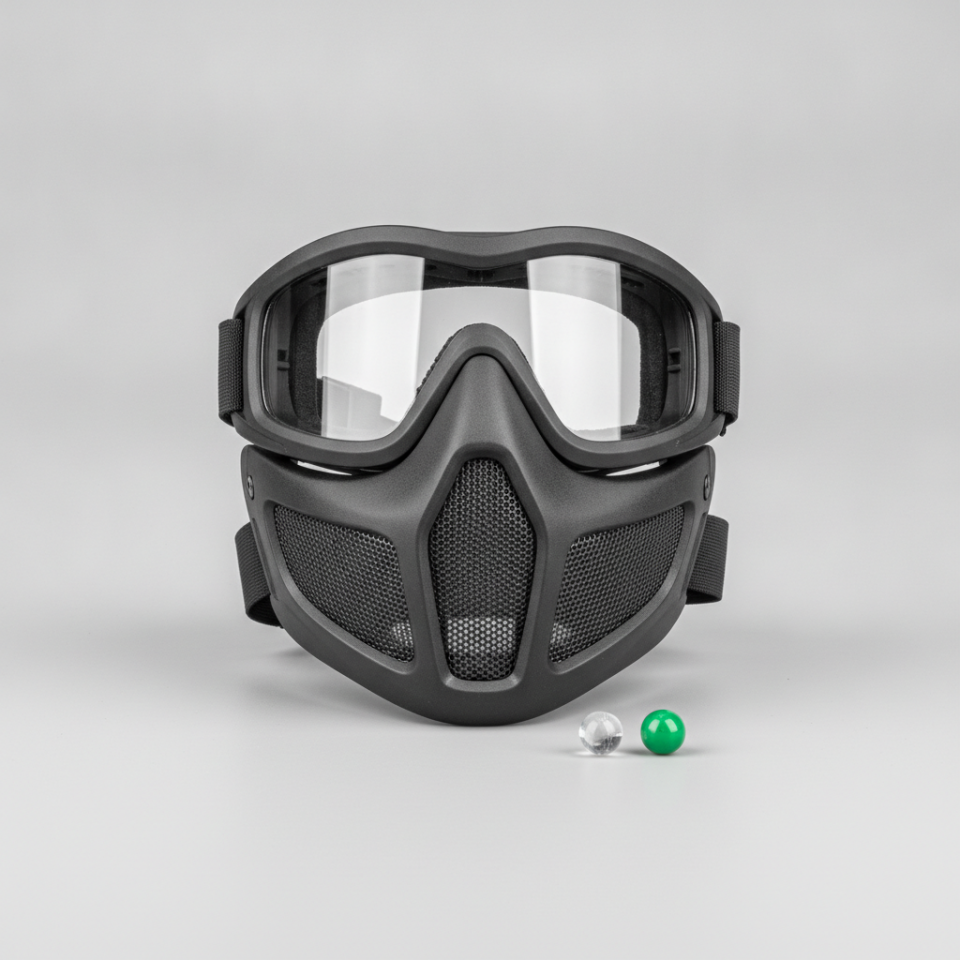 Airsoft Gözlüğü ve Maske Seti